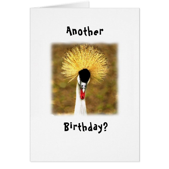 ¿Otro cumpleaños? ¡Wow! Tarjeta para ciudadano may (Frente)