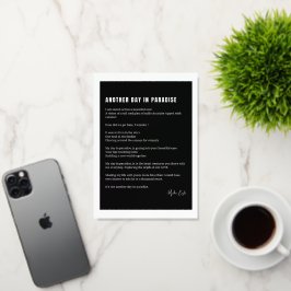 Otro día en el paraíso la poesía del amor