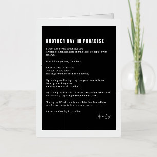 Otro día en el paraíso poema de amor poesía