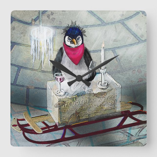 Otro reloj de pared de cena congelado (Anverso)