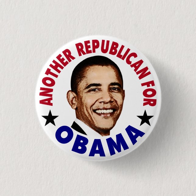 Otro republicano para el botón de Obama (Anverso)