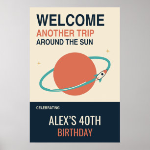 Otro viaje alrededor del sol   Póster de bienvenid