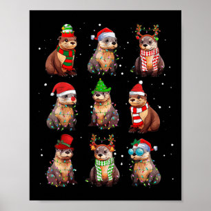 Otros Navidades Luces Decoración Funny Otter Sea