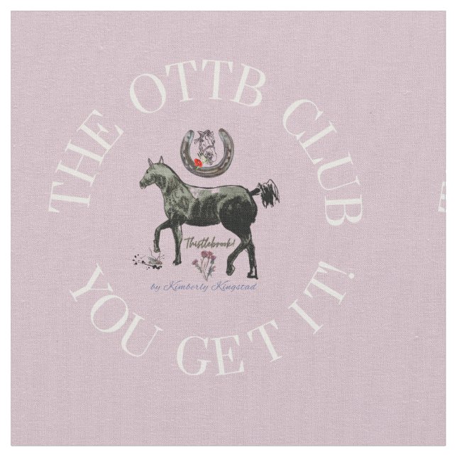 OTTB CLUB , Tela PINK (De cerca)