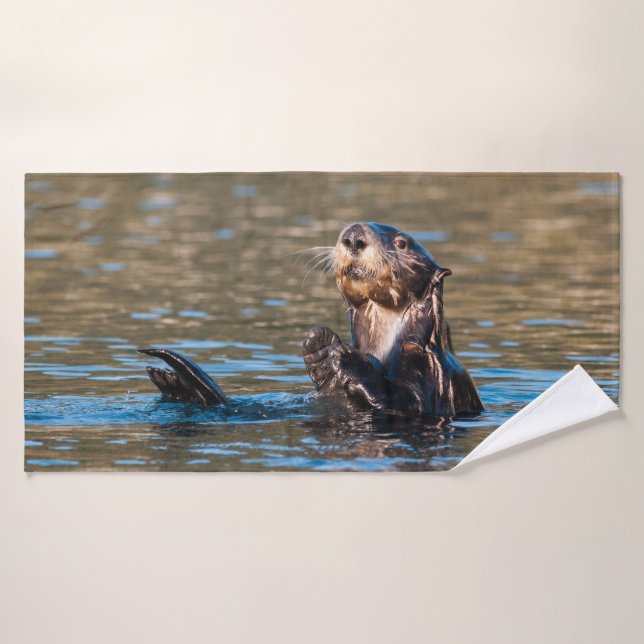 Otter marino Sunny (Toalla de baño)