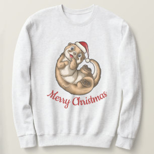 Otter Navidades Camiseta sudadera