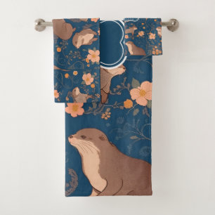 Otter Retro Color Personalizado Patrón