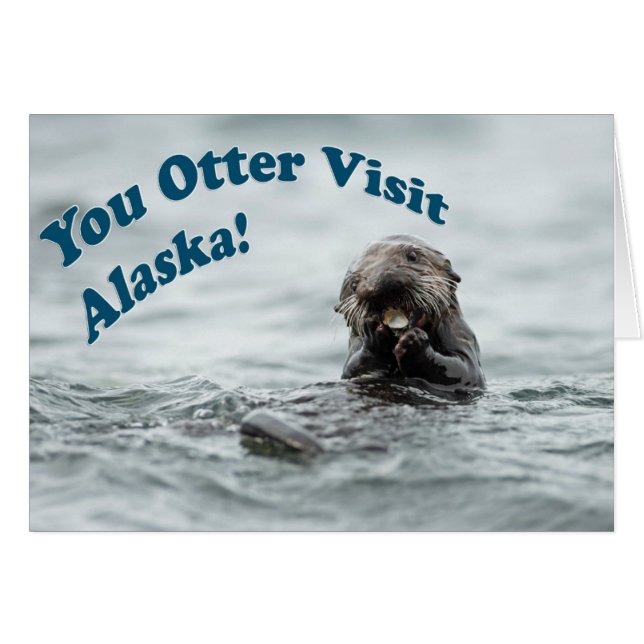 Otter Visita Alaska (Anverso (Horizontal))