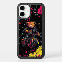 OtterBox: Estilo de graffiti vibrante de osito de