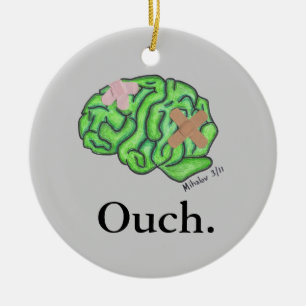 "Ouch" ornamento