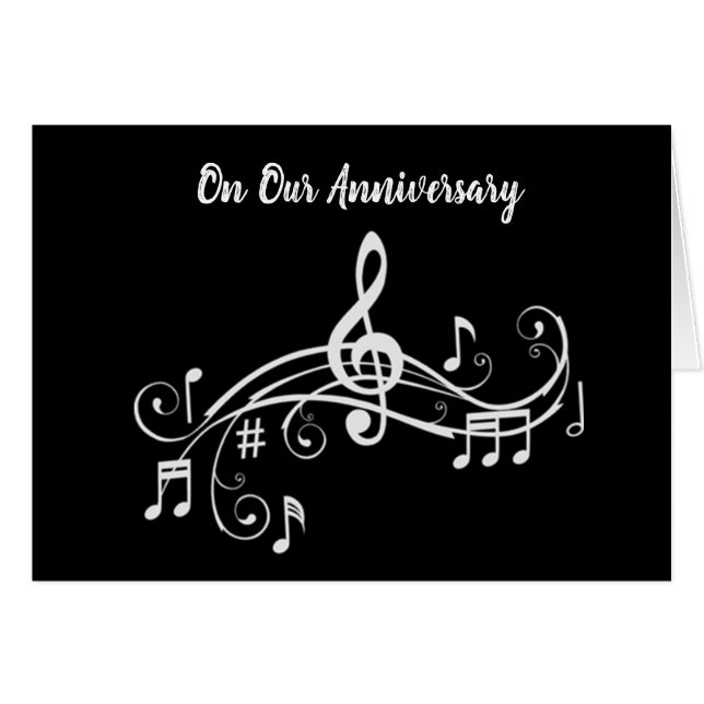 **OUR ANNIVERSARY** LET'S MAKE BEAUTIFUL MUSIC (Anverso (Horizontal))