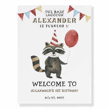 Our Baby Raccoon 1st Birthday