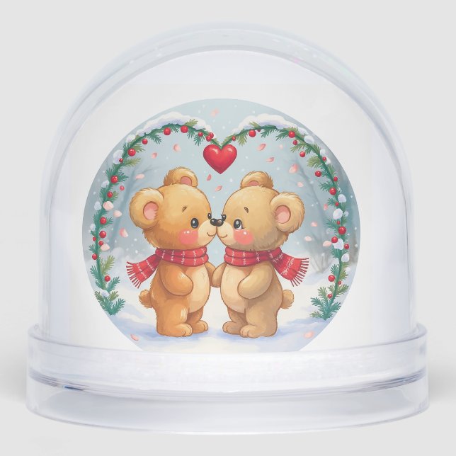 Our First Christmas Snow Globe (Anverso)