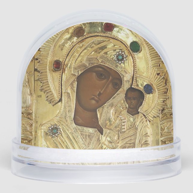 Our Lady of Kazan Orthodox Christian Icon          (Anverso)