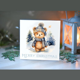 Ours en peluche dans la forêt, personnalisé