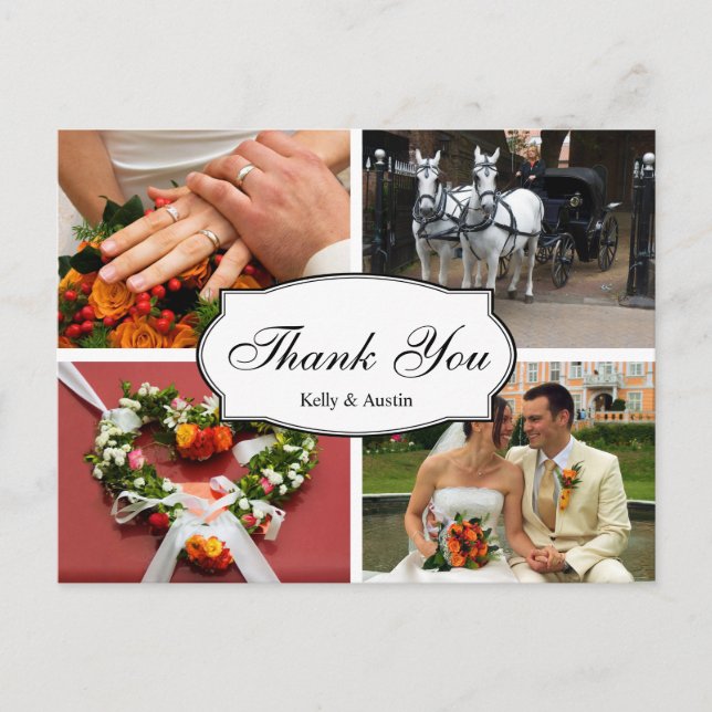 Oval gracias 4 foto montaje nota personal (Anverso)