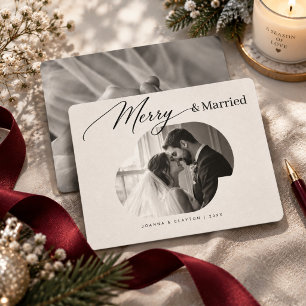 Oval Merry & Married Foto 2 Navidad Atemporal