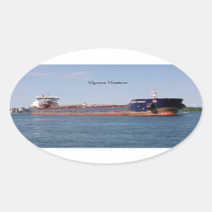Ovalada Algoma Mariner pegatina