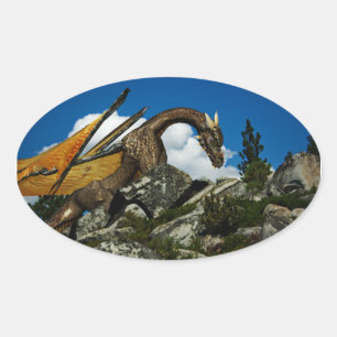 Ovalada Arriba, el Pegatina de la colina