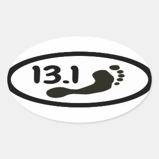 Ovalada Barefoot Half Marathon Pegatina