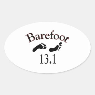 Ovalada Barefoot Half Marathon Pegatina