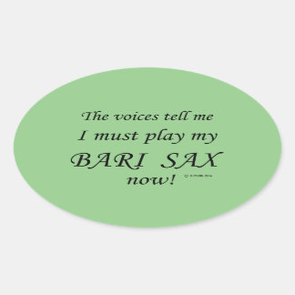 Ovalada Bari Sax Voices dice que debe jugar al Pegatina Ov