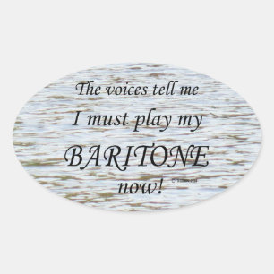 Ovalada Baritone Voices dice que debe jugar al Pegatina Ov