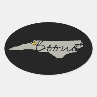 Ovalada Boone, Pegatina NC