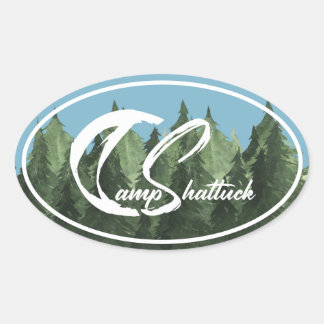 Ovalada Camp Shattuck - Pegatina