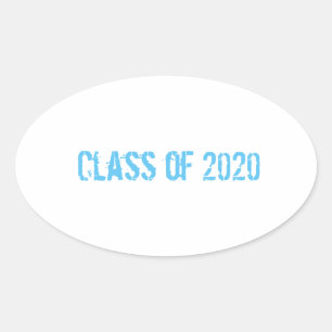 Ovalada Clase de pegatina 2020