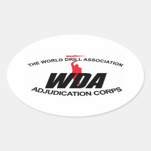 Ovalada El pegatina de WDAAC