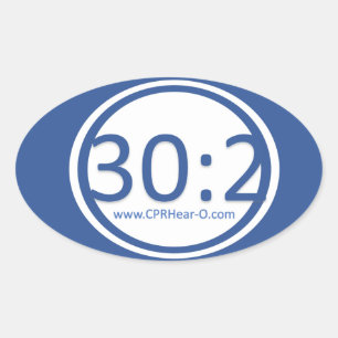 Ovalada Fantástico Pegatina 30:2 CPR