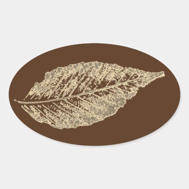 Ovalada Imágenes tomadas por un Pegatina de impresión de h (Anverso)