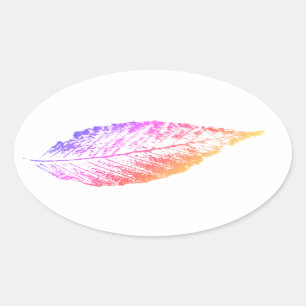 Ovalada Imágenes tomadas por un Pegatina de impresión de h