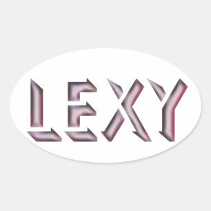 Ovalada Lexy pegatina