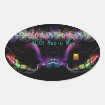 Logotipo de radio Decal pegatina