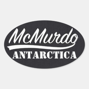 Ovalada McMurdo, Pegatina de la Antártida