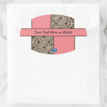 Oval pegatina (Peach LED S.C.C.) RFPMDesigns ©️ 20