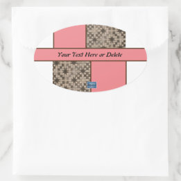 Ovalada Oval pegatina (Peach LED S.C.C.) RFPMDesigns ©️ 20