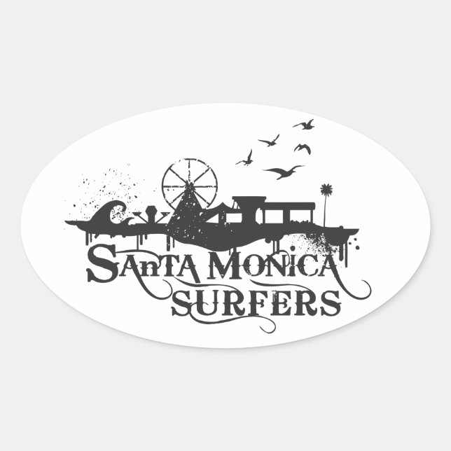 Ovalada PEGATINA clásico de SMS (Anverso)