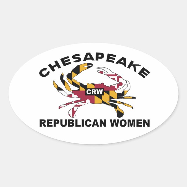 OVALADA PEGATINA CRW (Anverso)