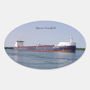 Ovalada Pegatina de Algoma Strongfield