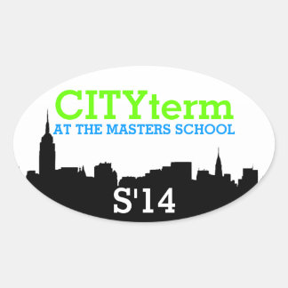 Ovalada Pegatina de CITYterm S'14