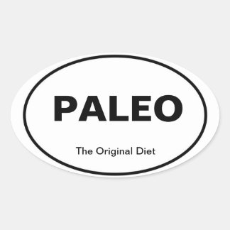 Ovalada Pegatina de coche PALEO