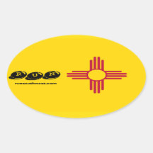 Pegatina de ejecución de símbolo Zia