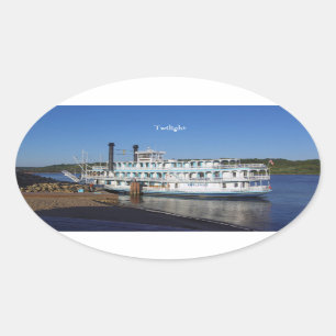 Ovalada Pegatina de esterilización Twilight