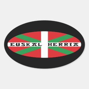 Ovalada Pegatina de Euskal Herria