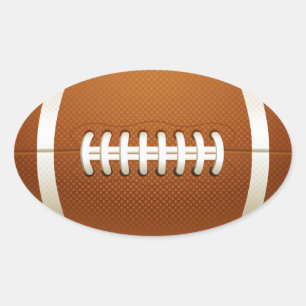 Ovalada Pegatina de fútbol