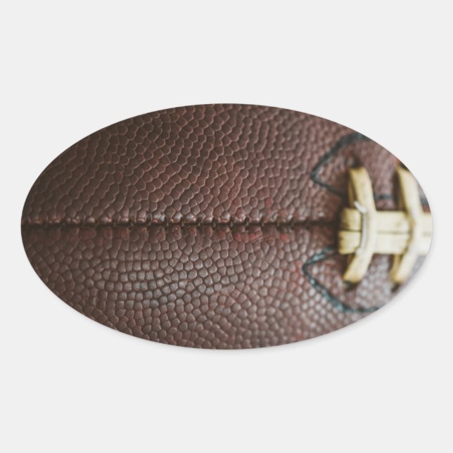 Ovalada Pegatina de fútbol (Anverso)