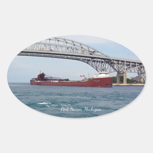 Ovalada Pegatina de Hon James L. Oberstar PH (Anverso)